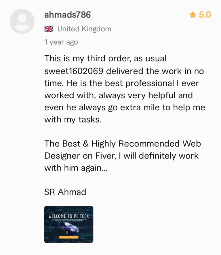 Client review screenshot 6