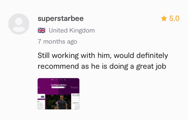 Client review screenshot 7