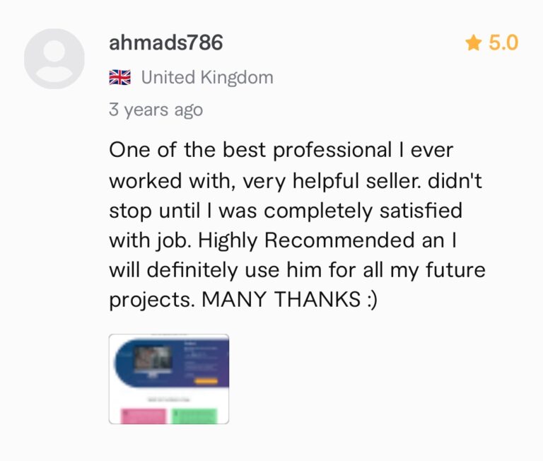 Client review screenshot 13