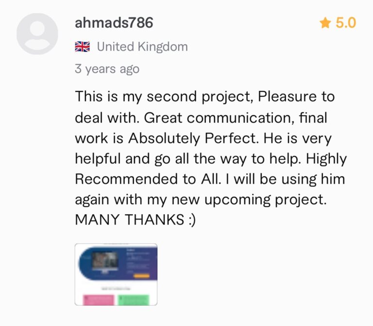 Client review screenshot 14