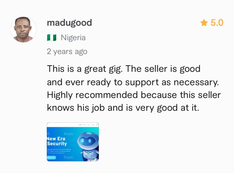 Client review screenshot 30
