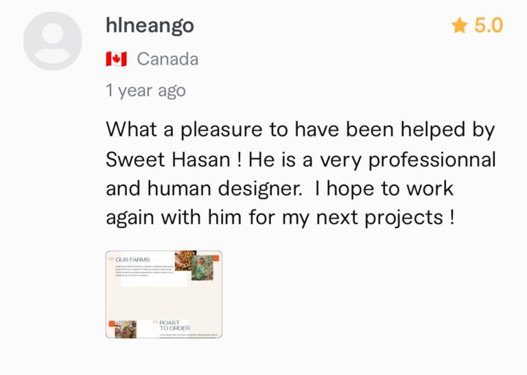 Client review screenshot 36